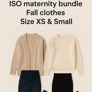 ISO Maternity Bundle Fall/Winter Size XS SMALL